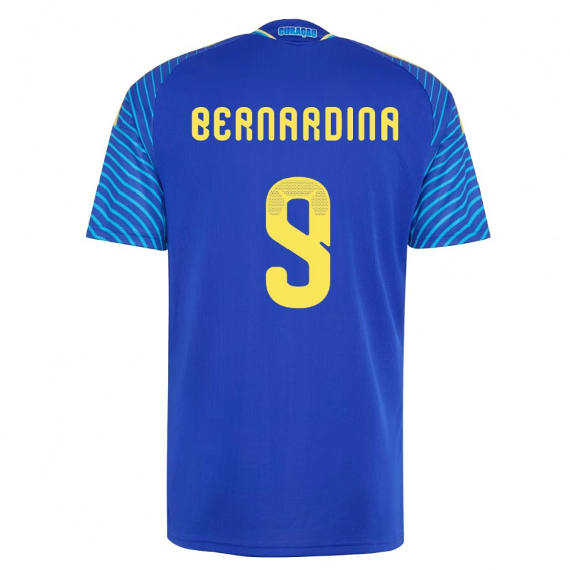 Danxen Kid Curaçao Damiënthly Bernardina #9 Navy White Home Jersey 26-28 T-Shirt