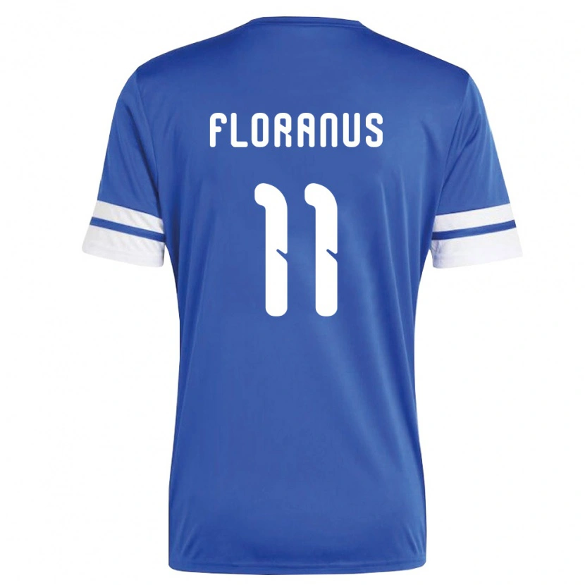 Danxen Kid Curaçao Jëalardino Floranus #11 Navy White Home Jersey 26-28 T-Shirt