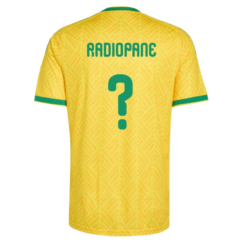 Danxen Kid South Africa Boitumelo Radiopane #0 Yellow Green Home Jersey 26-28 T-Shirt