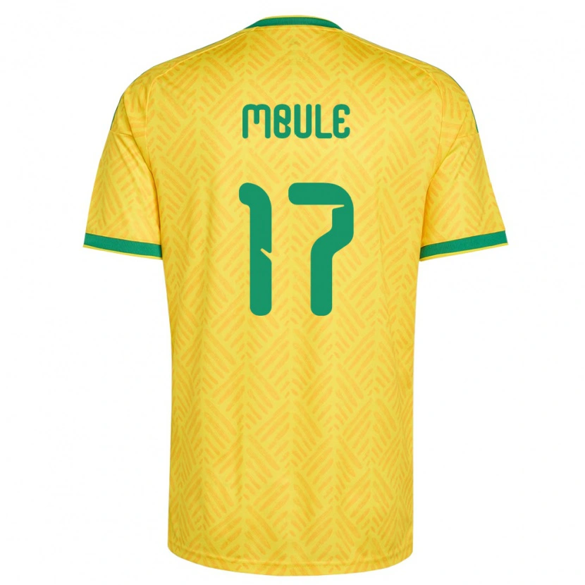 Danxen Kid South Africa Sipho Mbule #17 Yellow Green Home Jersey 26-28 T-Shirt