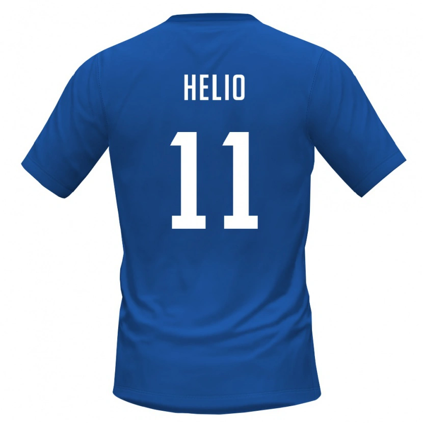 Danxen Kid Cape Verde Hélio Varela #11 Royal Blue Red Home Jersey 26-28 T-Shirt