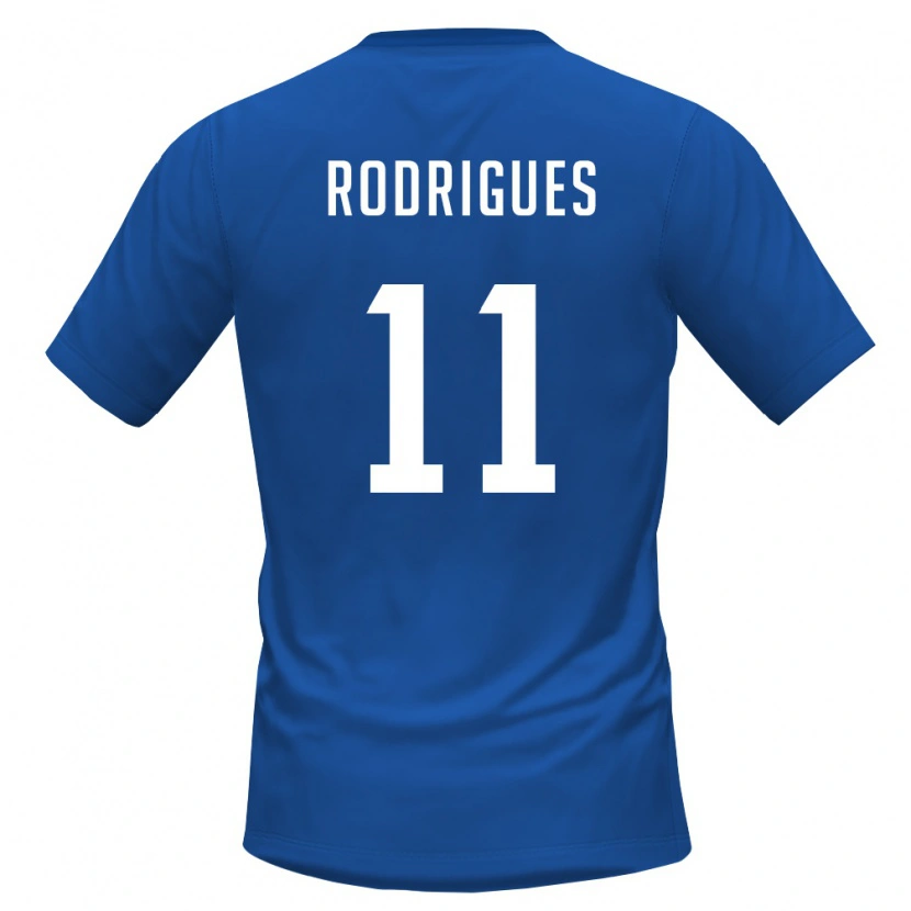 Danxen Kid Cape Verde Garry Rodrigues #11 Royal Blue Red Home Jersey 26-28 T-Shirt