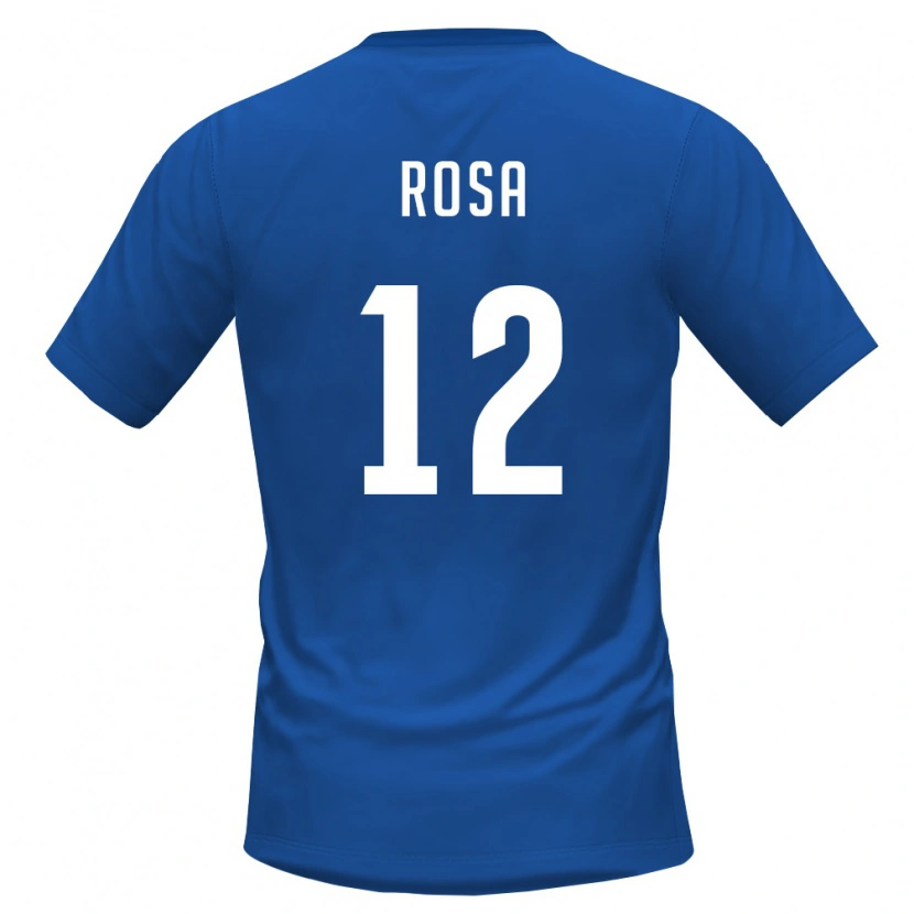 Danxen Kid Cape Verde Márcio Rosa #12 Royal Blue Red Home Jersey 26-28 T-Shirt