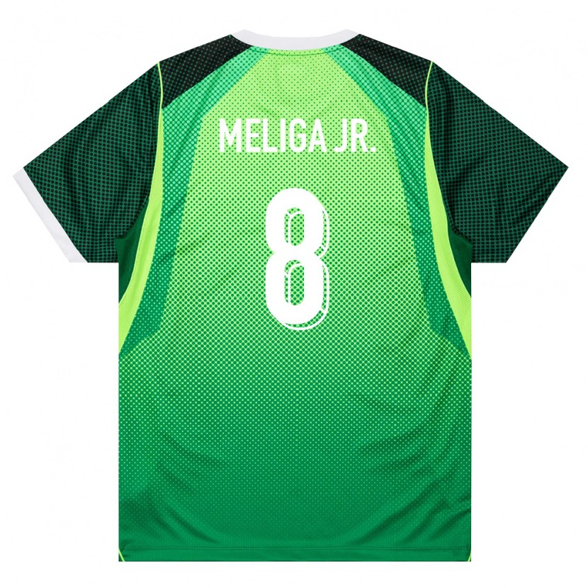 Danxen Kid Nigeria Promise Meliga Jr. #8 Green White Home Jersey 26-28 T-Shirt