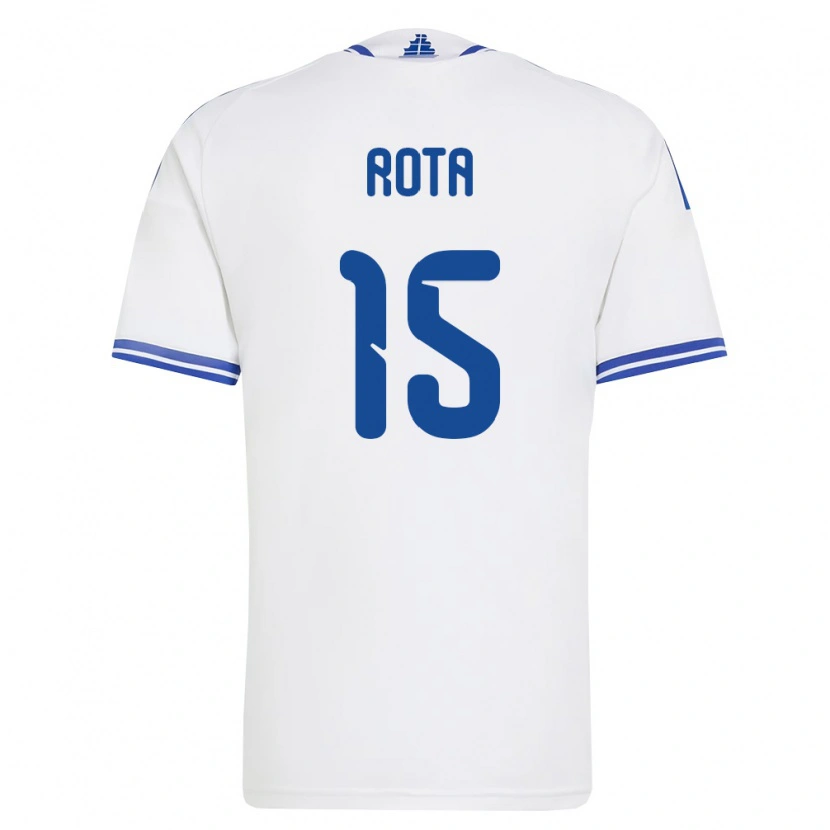 Danxen Kid Greece Lazaros Rota #15 White Blue Home Jersey 26-28 T-Shirt