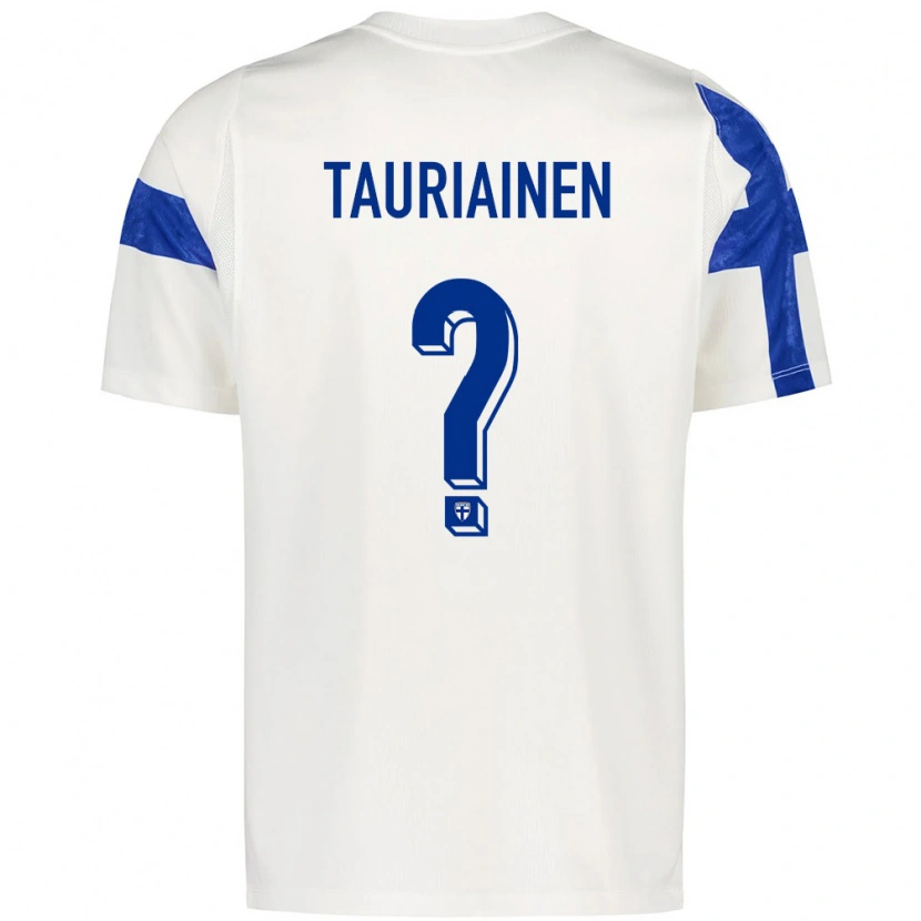 Danxen Kid Finland Jimi Tauriainen #0 White Blue Home Jersey 26-28 T-Shirt