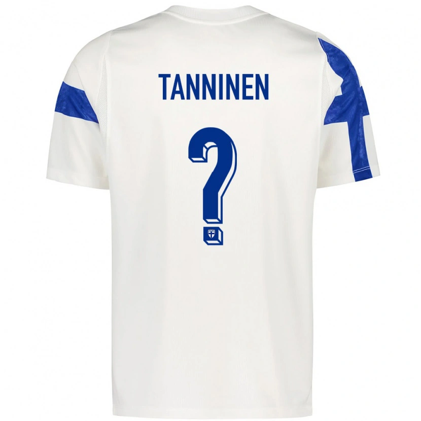 Danxen Kid Finland Eemil Tanninen #0 White Blue Home Jersey 26-28 T-Shirt