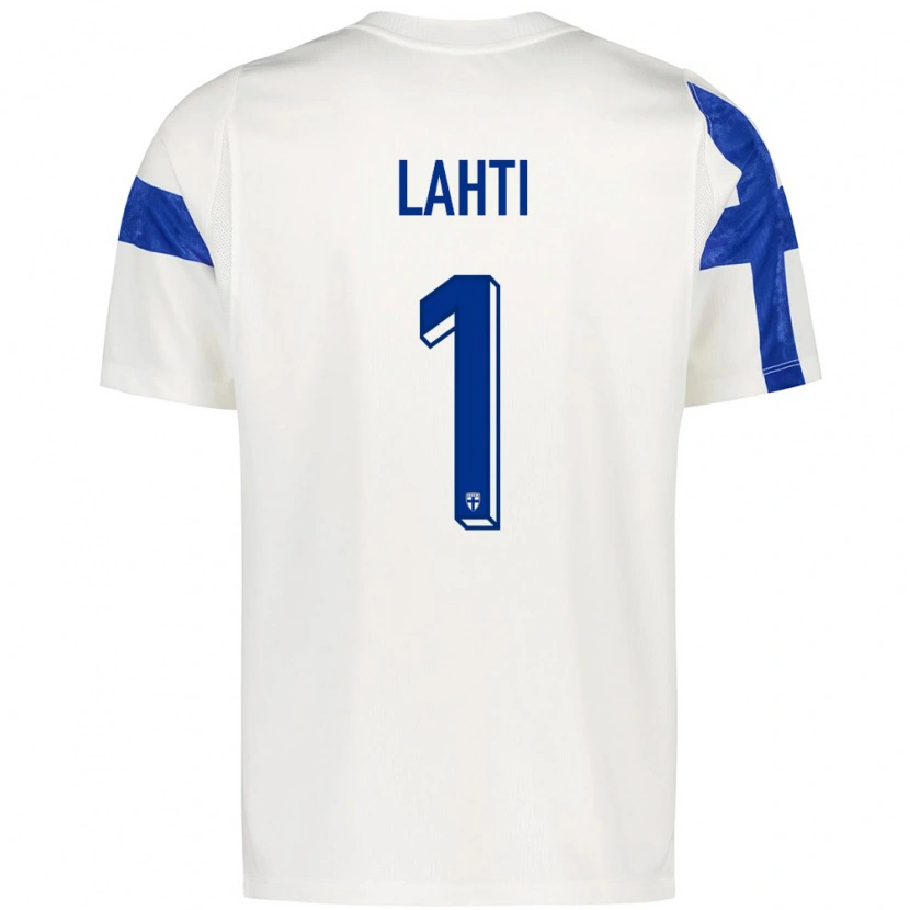 Danxen Kid Finland Elias Lahti #1 White Blue Home Jersey 26-28 T-Shirt