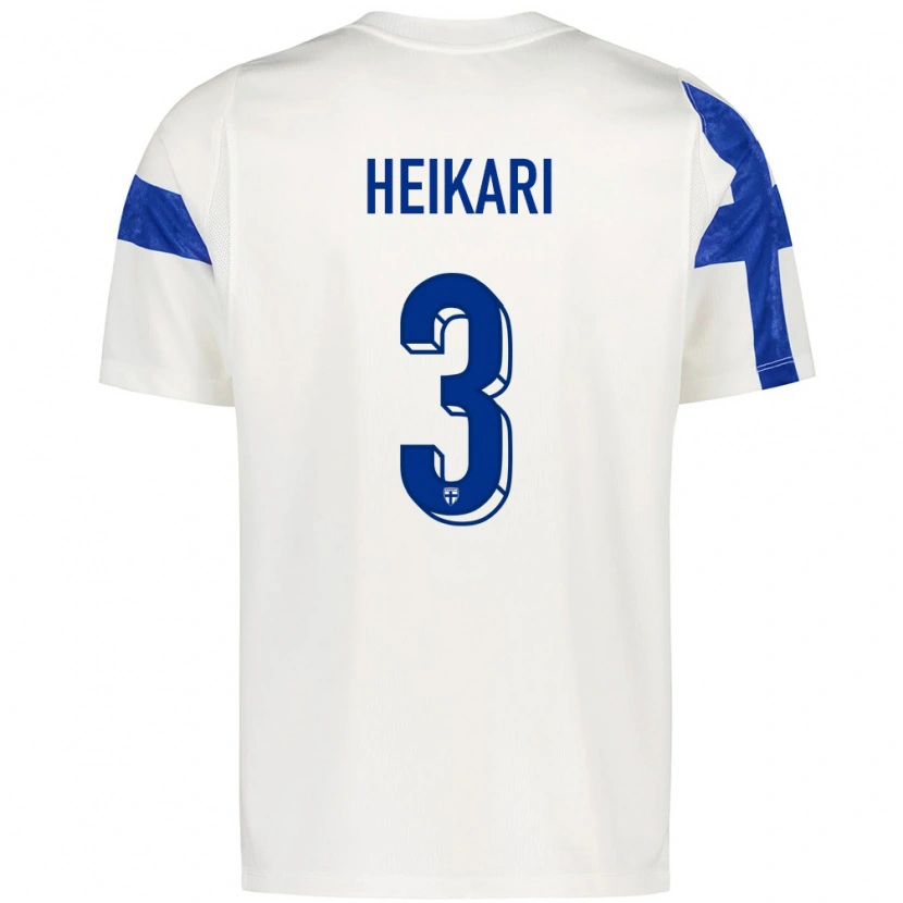 Danxen Kid Finland Samuel Heikari #3 White Blue Home Jersey 26-28 T-Shirt