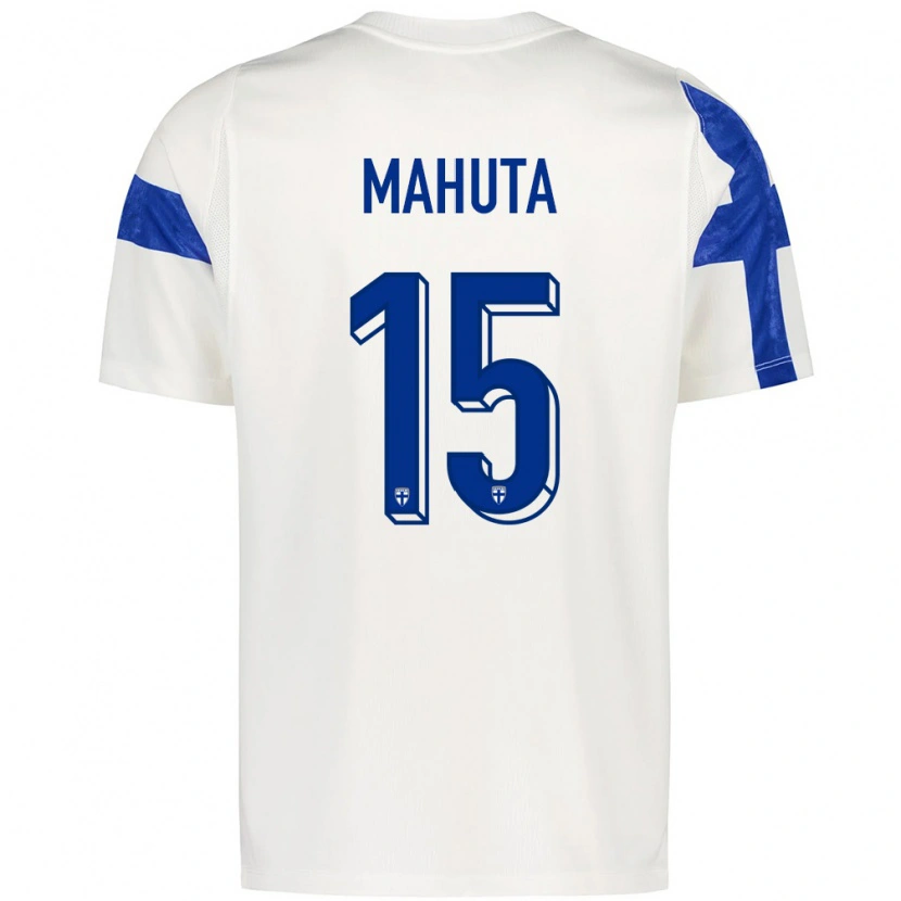 Danxen Kid Finland Ryan Mahuta #15 White Blue Home Jersey 26-28 T-Shirt