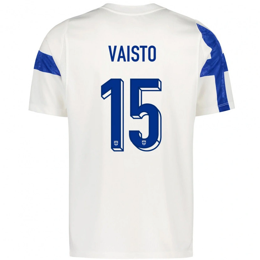 Danxen Kid Finland Oskari Väistö #15 White Blue Home Jersey 26-28 T-Shirt