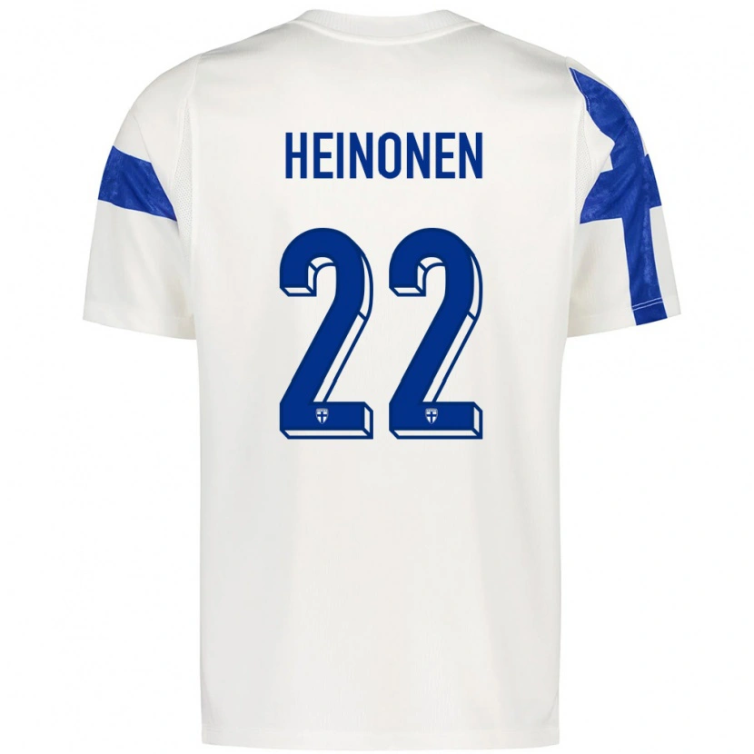 Danxen Kid Finland Otto Heinonen #22 White Blue Home Jersey 26-28 T-Shirt