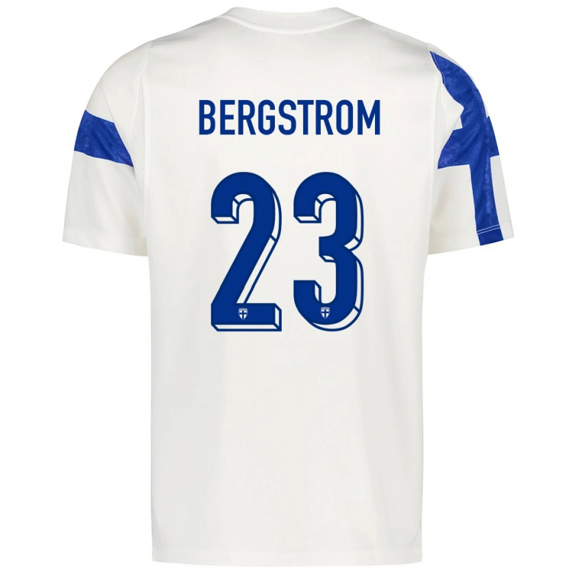 Danxen Kid Finland Lucas Bergström #23 White Blue Home Jersey 26-28 T-Shirt
