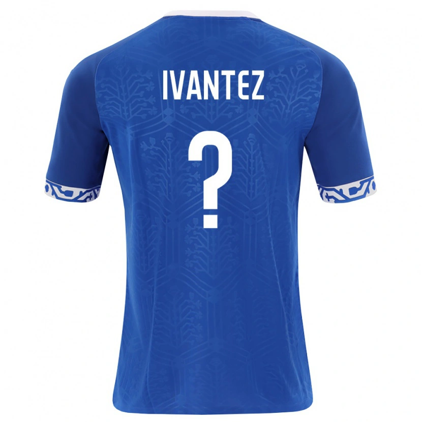 Danxen Kid Moldova Maxim Ivantez #0 Royal Blue White Home Jersey 26-28 T-Shirt