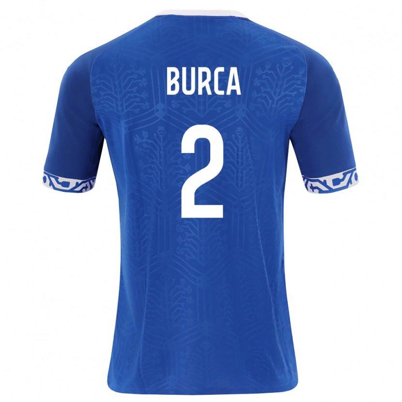 Danxen Kid Moldova Vadim Burca #2 Royal Blue White Home Jersey 26-28 T-Shirt