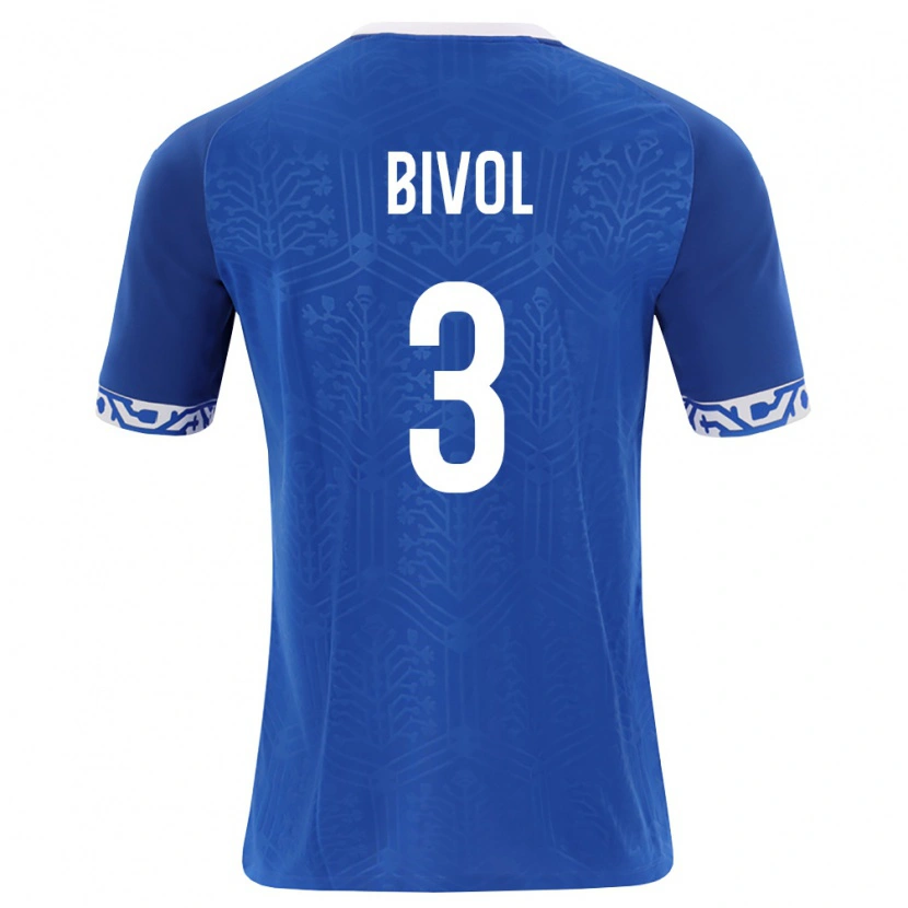 Danxen Kid Moldova Victor Bivol #3 Royal Blue White Home Jersey 26-28 T-Shirt