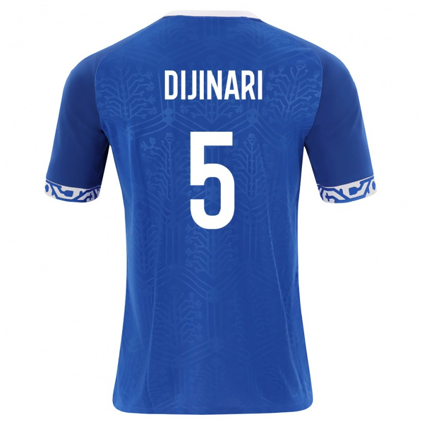 Danxen Kid Moldova Artiom Dijinari #5 Royal Blue White Home Jersey 26-28 T-Shirt