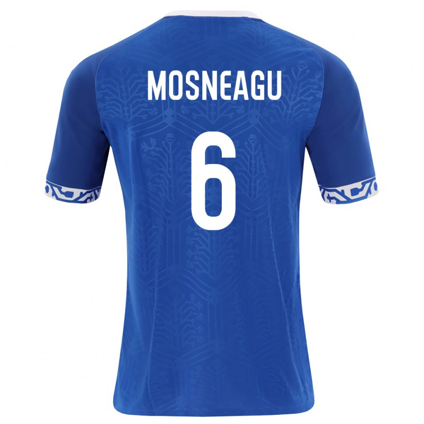 Danxen Kid Moldova Gheorghe Mosneagu #6 Royal Blue White Home Jersey 26-28 T-Shirt