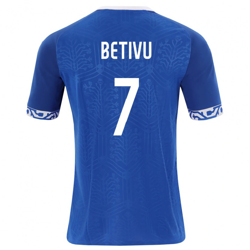 Danxen Kid Moldova Alexandru Bețivu #7 Royal Blue White Home Jersey 26-28 T-Shirt