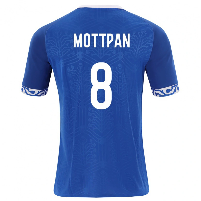 Danxen Kid Moldova Nikita Motpan #8 Royal Blue White Home Jersey 26-28 T-Shirt