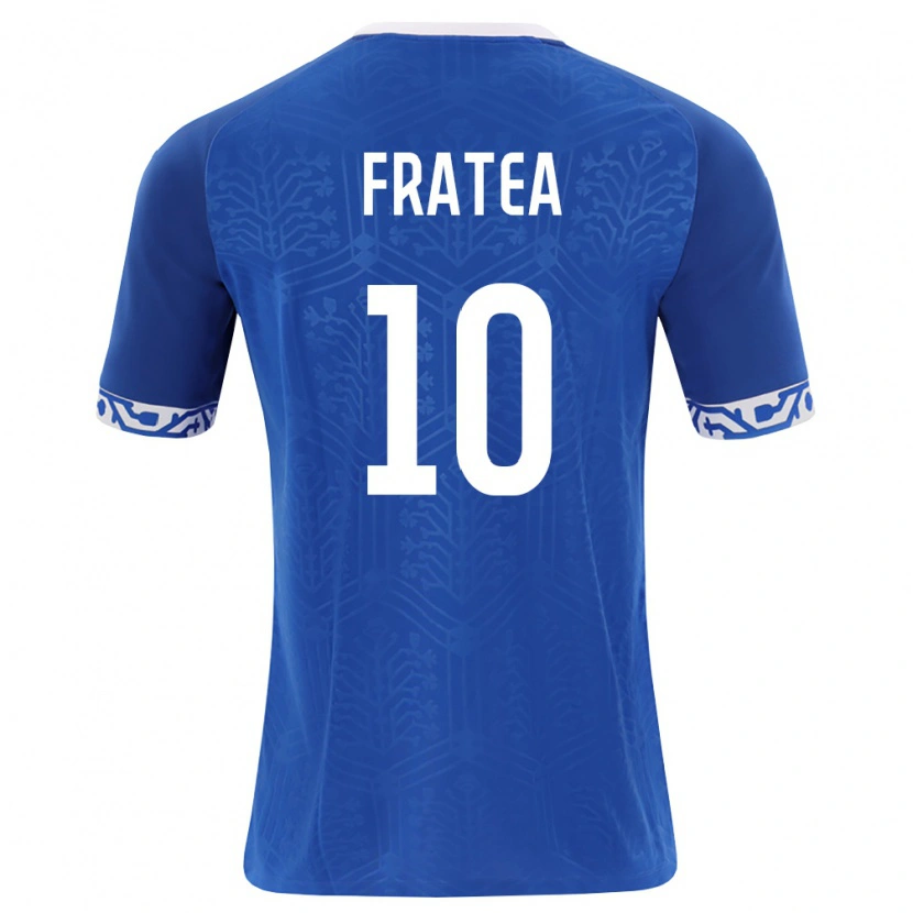 Danxen Kid Moldova Vladimir Fratea #10 Royal Blue White Home Jersey 26-28 T-Shirt