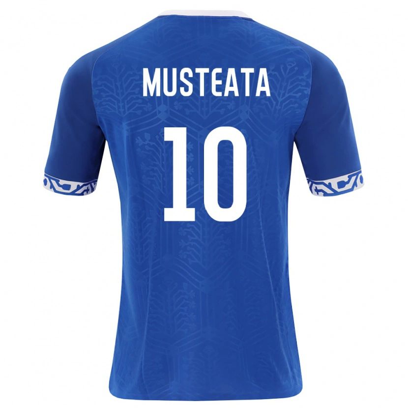 Danxen Kid Moldova Bogdan Musteata #10 Royal Blue White Home Jersey 26-28 T-Shirt