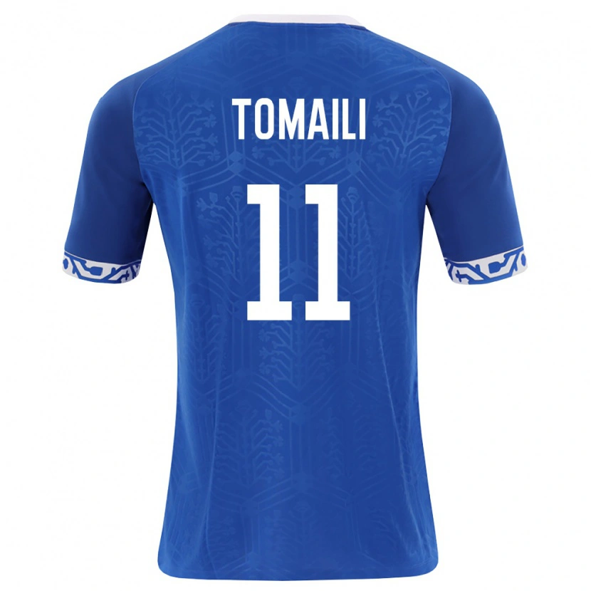 Danxen Kid Moldova Serghei Tomaili #11 Royal Blue White Home Jersey 26-28 T-Shirt