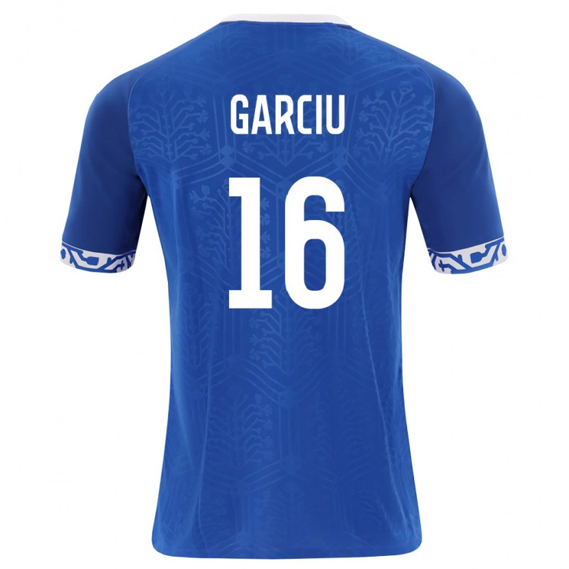 Danxen Kid Moldova Nicu Garciu #16 Royal Blue White Home Jersey 26-28 T-Shirt