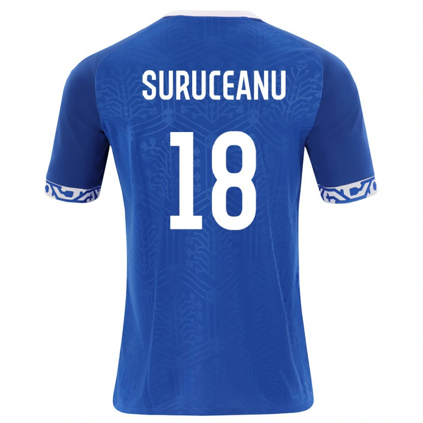 Danxen Kid Moldova Sebastian Suruceanu #18 Royal Blue White Home Jersey 26-28 T-Shirt