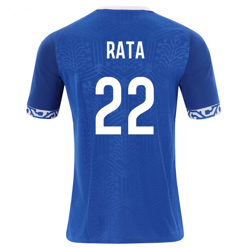 Danxen Kid Moldova Vadim Rață #22 Royal Blue White Home Jersey 26-28 T-Shirt