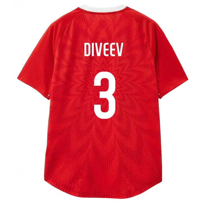 Danxen Kid Russia Igor Diveev #3 Red White Brown Home Jersey 26-28 T-Shirt