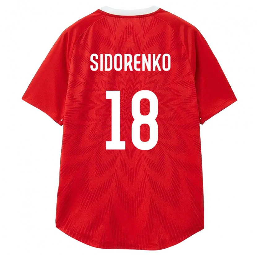 Danxen Kid Russia Artem Sidorenko #18 Red White Brown Home Jersey 26-28 T-Shirt
