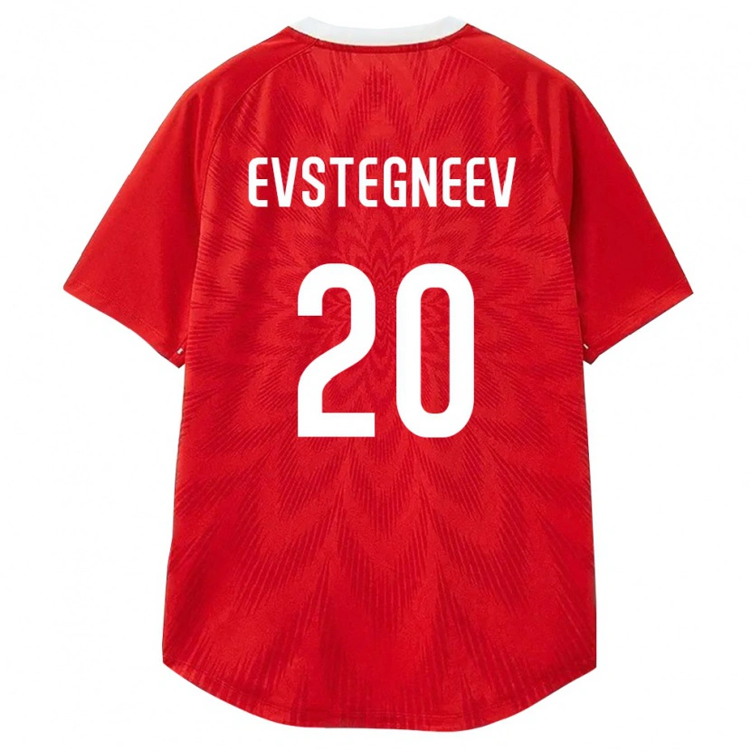 Danxen Kid Russia Aleksey Evstegneev #20 Red White Brown Home Jersey 26-28 T-Shirt