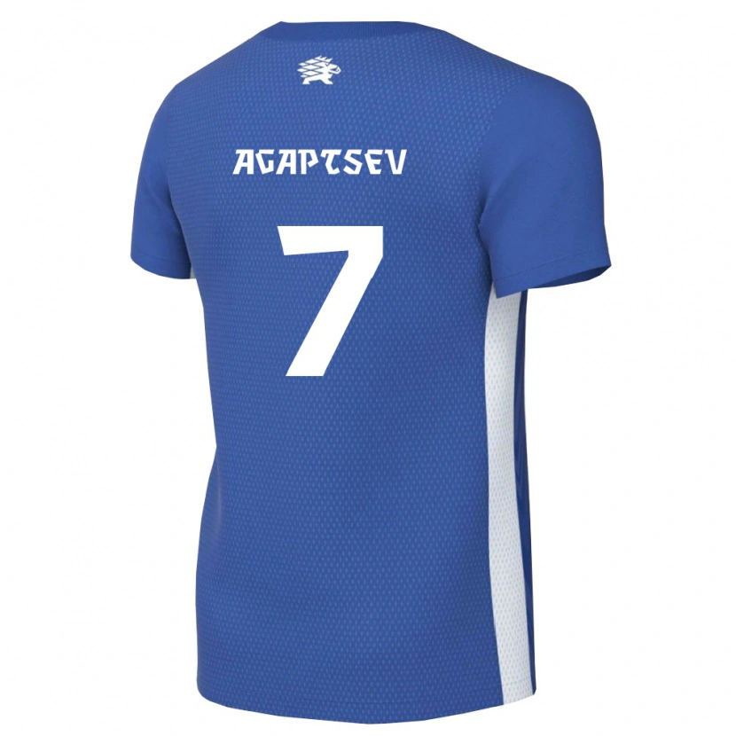 Danxen Kid Estonia Stanislav Agaptsev #7 Dark Blue White Home Jersey 26-28 T-Shirt