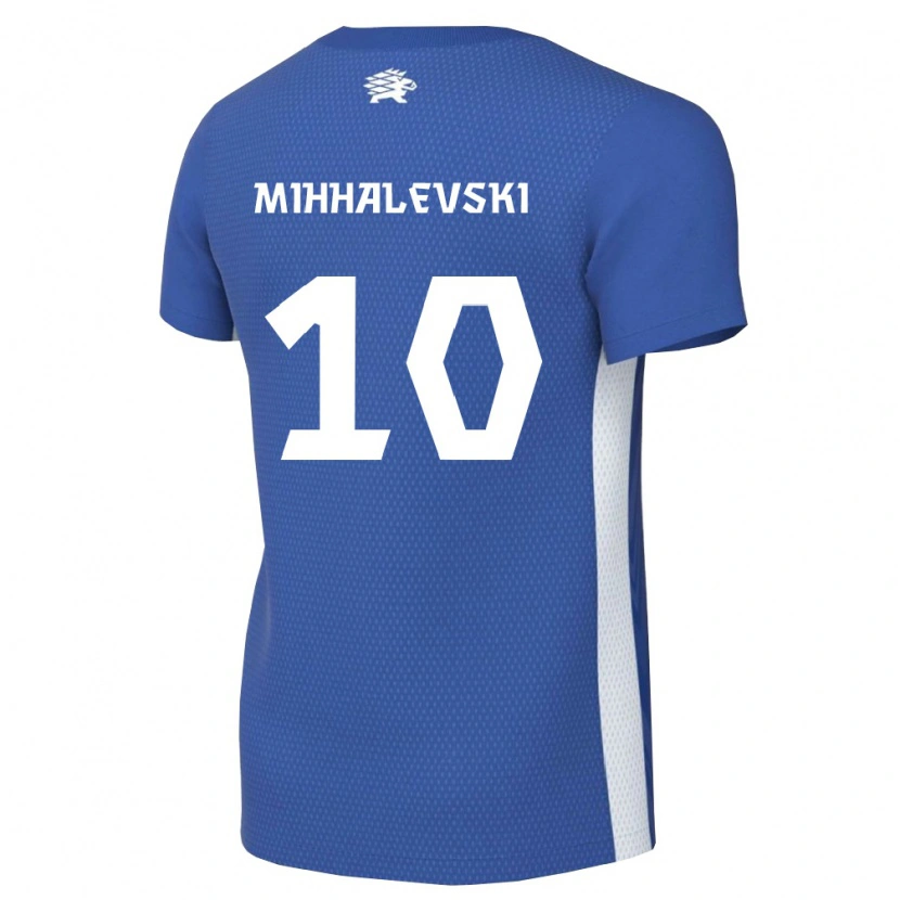Danxen Kid Estonia Robert Mihhalevski #10 Dark Blue White Home Jersey 26-28 T-Shirt