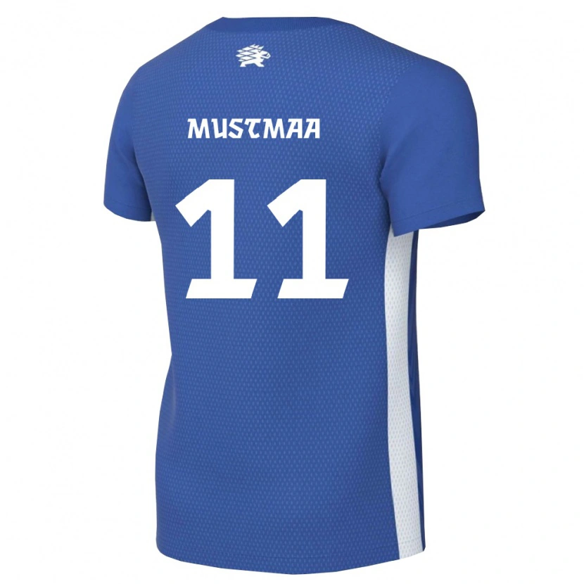 Danxen Kid Estonia Karel Mustmaa #11 Dark Blue White Home Jersey 26-28 T-Shirt