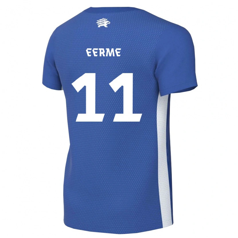 Danxen Kid Estonia Karel Eerme #11 Dark Blue White Home Jersey 26-28 T-Shirt