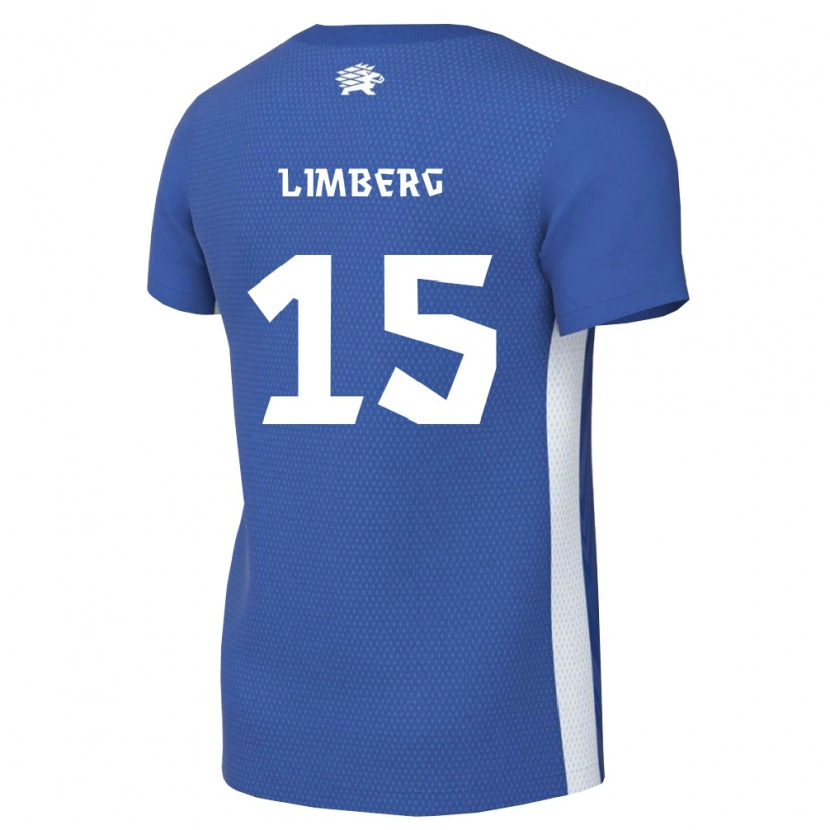 Danxen Kid Estonia Matthias Limberg #15 Dark Blue White Home Jersey 26-28 T-Shirt