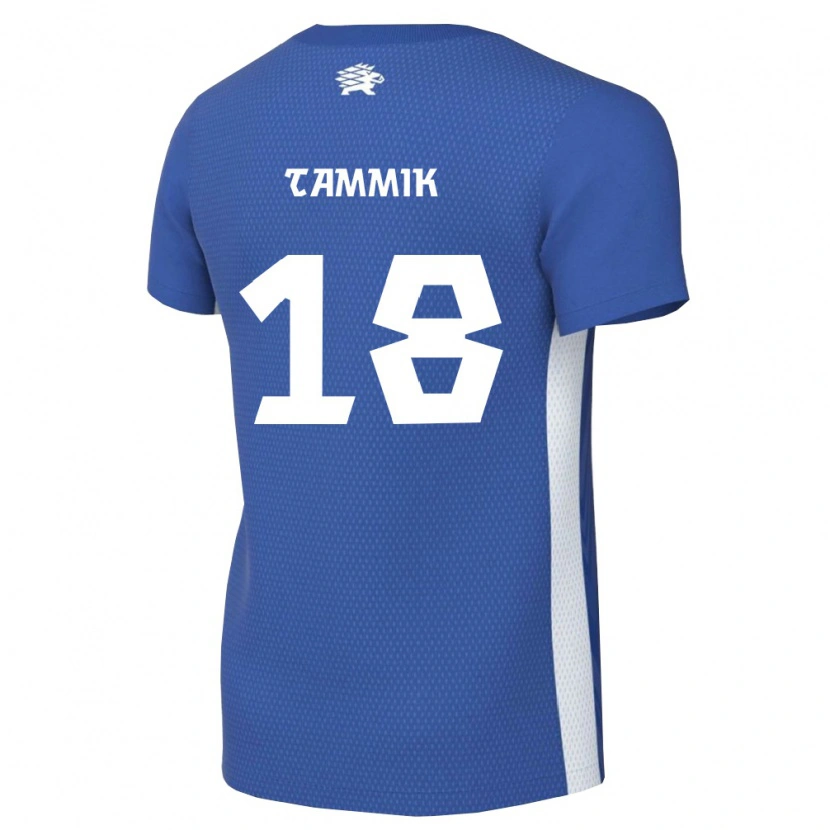 Danxen Kid Estonia Tanel Tammik #18 Dark Blue White Home Jersey 26-28 T-Shirt