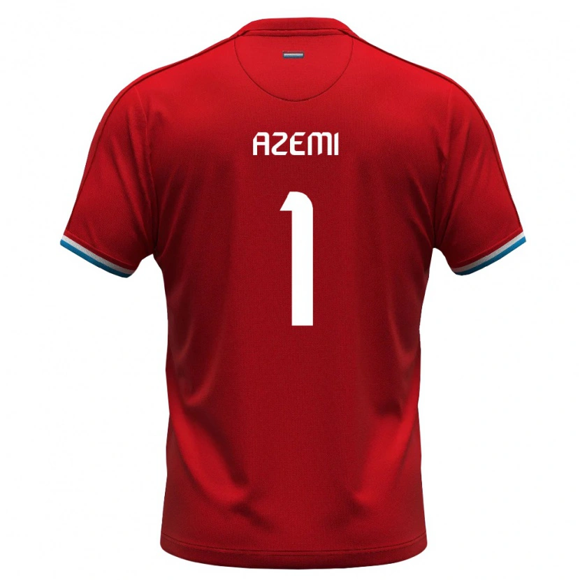 Danxen Kid Luxembourg Ermal Azemi #1 Red White Blue Home Jersey 26-28 T-Shirt