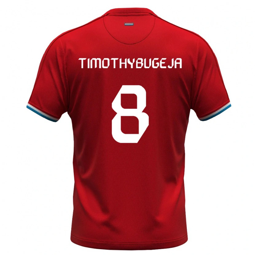 Danxen Kid Luxembourg Gabriel Timothy Bugeja #8 Red White Blue Home Jersey 26-28 T-Shirt