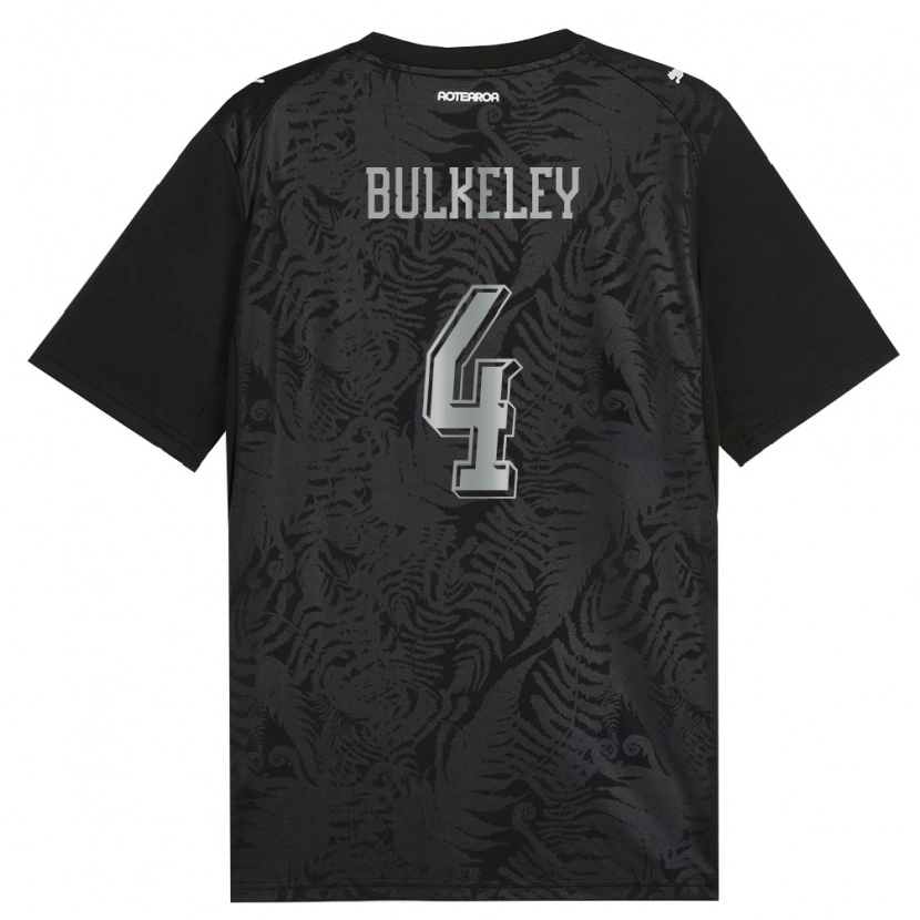 Danxen Kid New Zealand James Bulkeley #4 White Black Gray Home Jersey 26-28 T-Shirt
