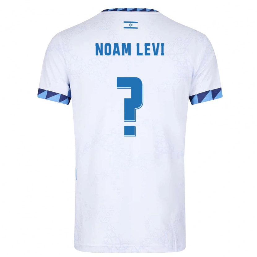 Danxen Kid Israel Noam Levi #0 White Light Blue Home Jersey 26-28 T-Shirt