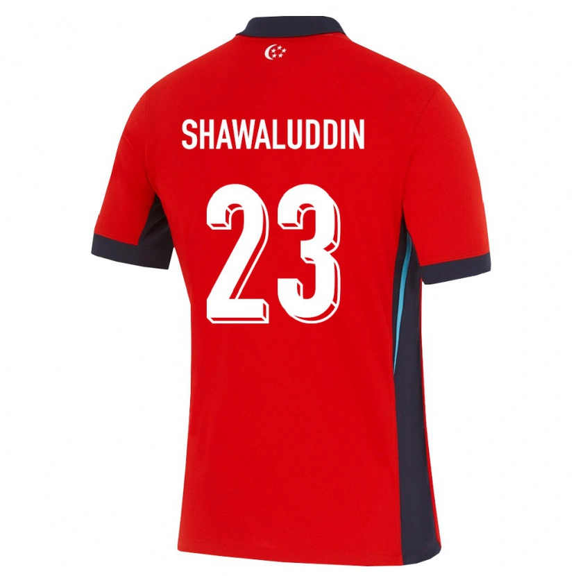 Danxen Kid Singapore Naqeeb Shawaluddin #23 Red White Black Home Jersey 26-28 T-Shirt