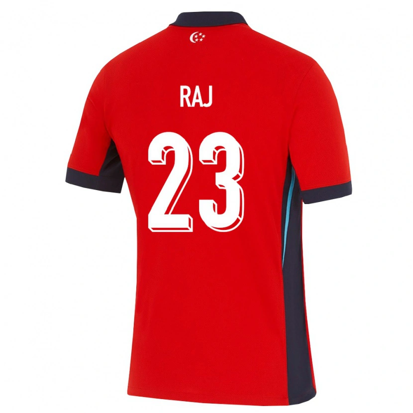 Danxen Kid Singapore Sarrvin Raj #23 Red White Black Home Jersey 26-28 T-Shirt
