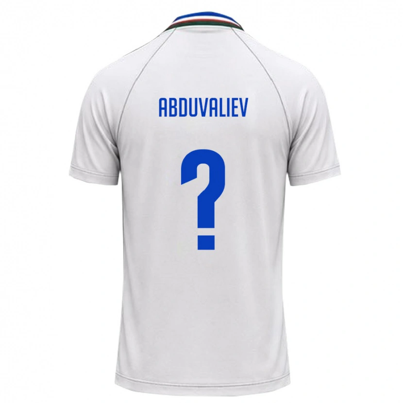 Danxen Kid Uzbekistan Kamoliddin Abduvaliev #0 White Dark Green Away Jersey 26-28 T-Shirt