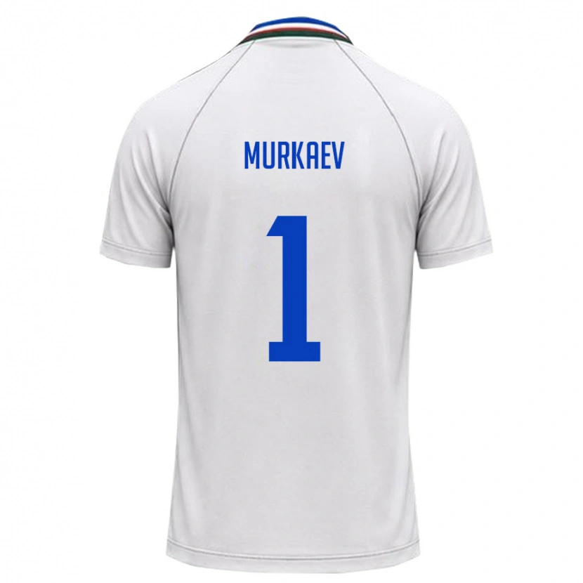 Danxen Kid Uzbekistan Maksim Murkaev #1 White Dark Green Away Jersey 26-28 T-Shirt
