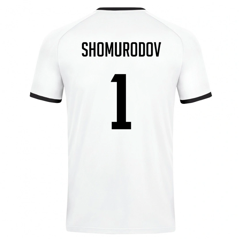 Danxen Kid Uzbekistan Olim Shomurodov #1 White Dark Green Away Jersey 26-28 T-Shirt