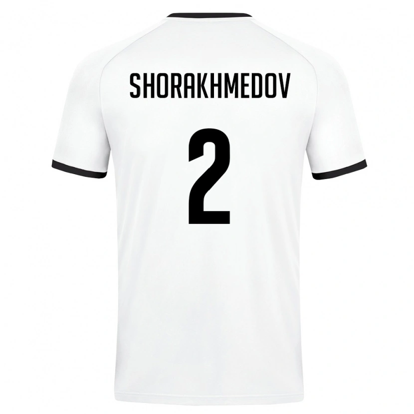 Danxen Kid Uzbekistan Shorakhim Shorakhmedov #2 White Dark Green Away Jersey 26-28 T-Shirt