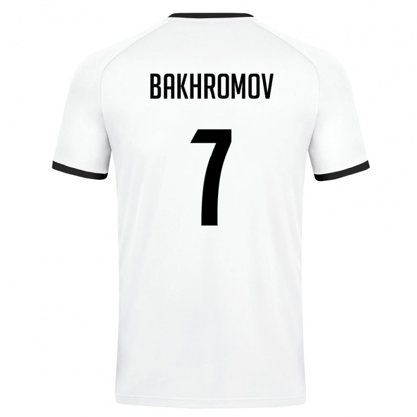 Danxen Kid Uzbekistan Sardorbek Bakhromov #7 White Dark Green Away Jersey 26-28 T-Shirt